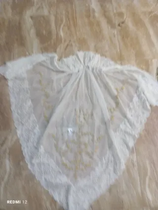 Lote antiguo falda fallera y mandiles