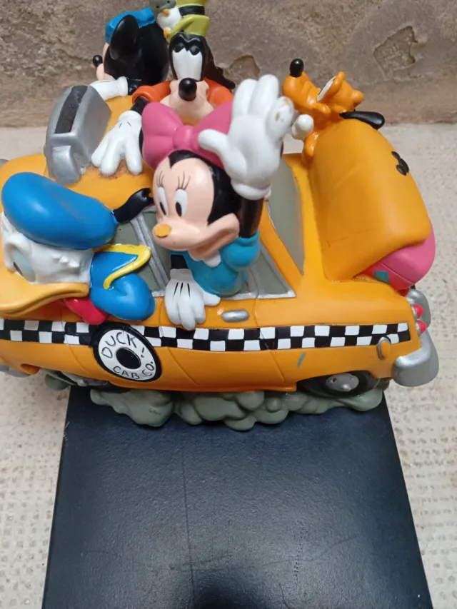 Hucha Disney Coche Taxi Personajes