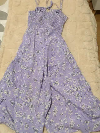 Vestido lila floral