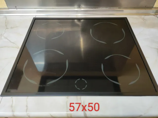 Encimera vitrocerámica 57x50 + horno 60x59+Regalo