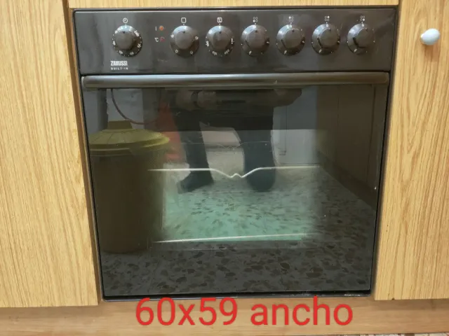 Encimera vitrocerámica 57x50 + horno 60x59+Regalo