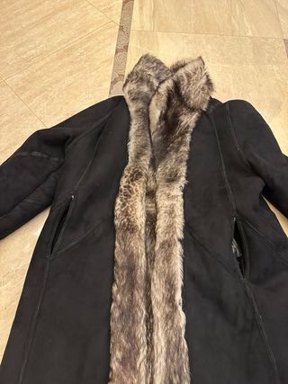 Cappotto in pelliccia e montone