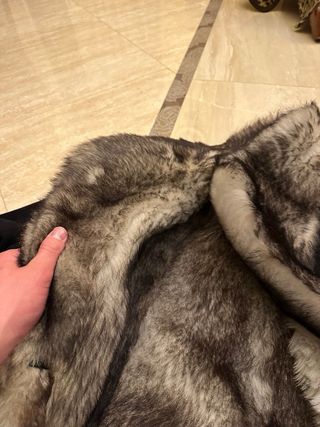 Cappotto in pelliccia e montone