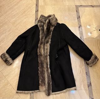 Cappotto in pelliccia e montone