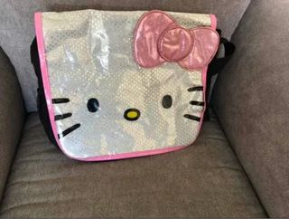 Mochila Hello Kitty Rosa y Plateada