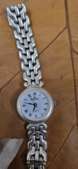 Reloj Minister Plata y cuarzo