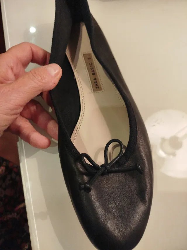 Bailarinas Zara Piel Talla 40 Sin Estrenar