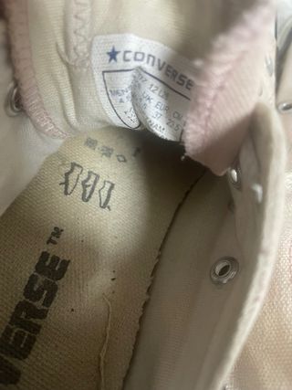 Converse rosas bajas