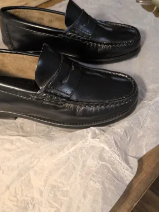 Mocasines niño comunión negros