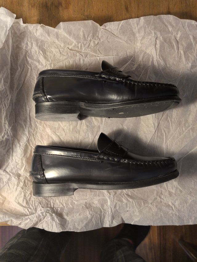 Mocasines niño comunión negros