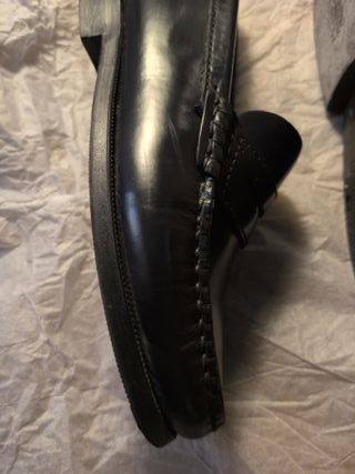 Mocasines niño comunión negros