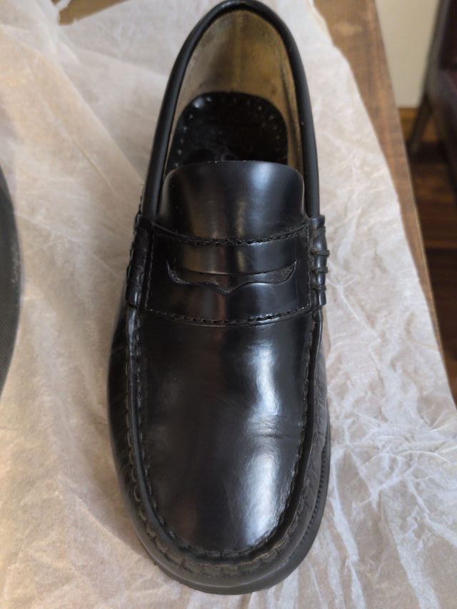 Mocasines niño comunión negros