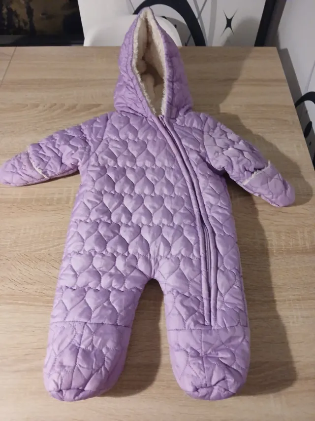 Buzo malva 3/6 meses