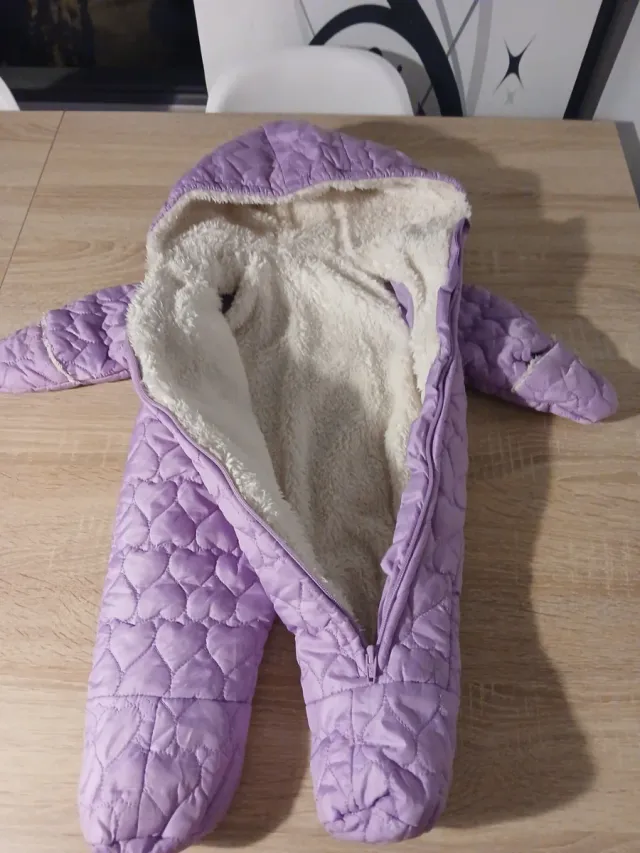 Buzo malva 3/6 meses