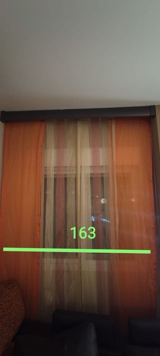 Cortina a pannello giapponese arancione e beige