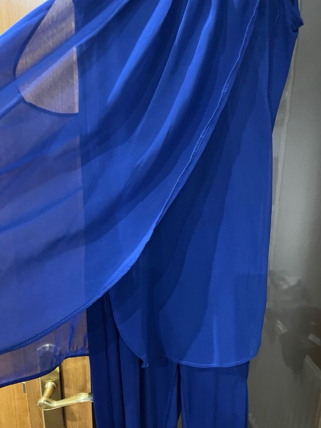 Mono pantalón vestir azul Talla M