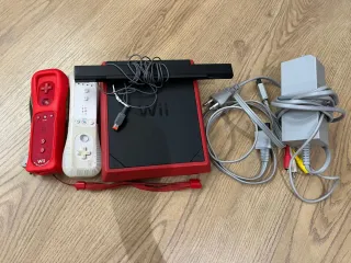 Consola Nintendo Wii Roja + 2 mandos