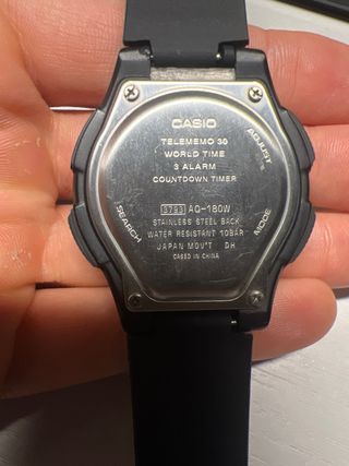 Reloj Casio Iluminador