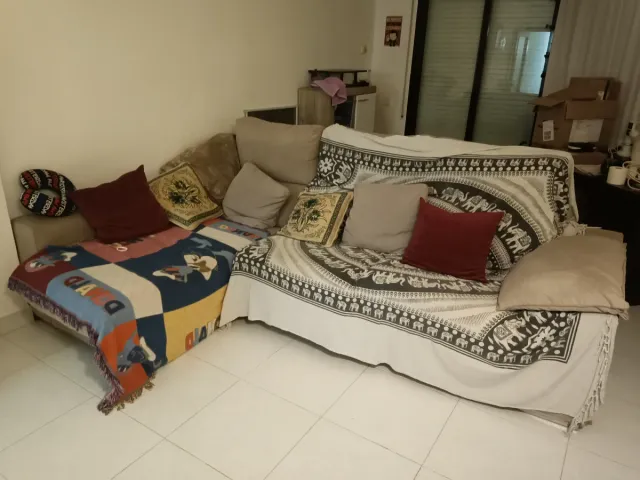 Sofá chaiselongue 2 piezas.