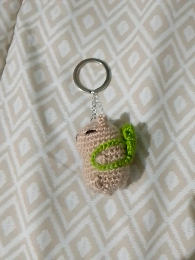 Capibara Amigurumi Hecho a Mano con o sin llavero