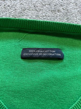 Jersey Polo Ralph Lauren Verde V-Neck