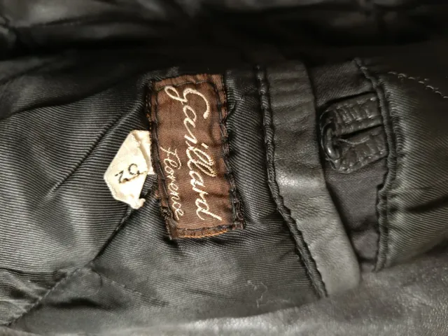 Vintage 1987. Cazadora de piel Gaillard, Florence