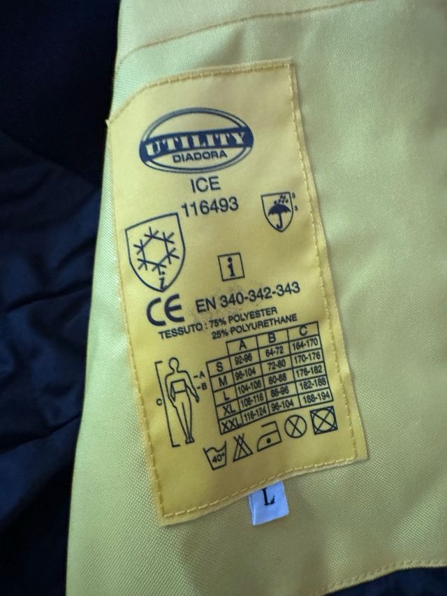 Tuta da lavoro Diadora uomo pantalone m giacca L
