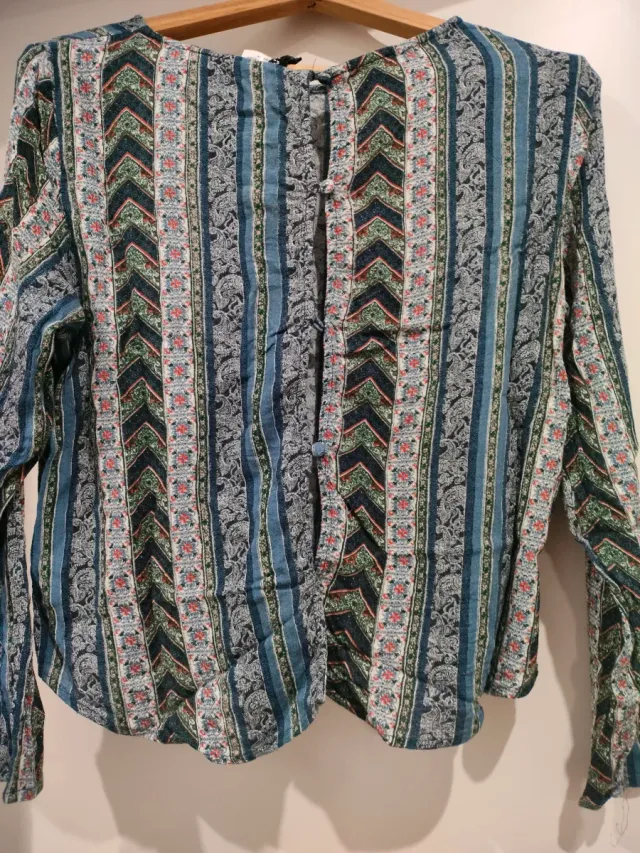 Jersey fluido estampado rayas