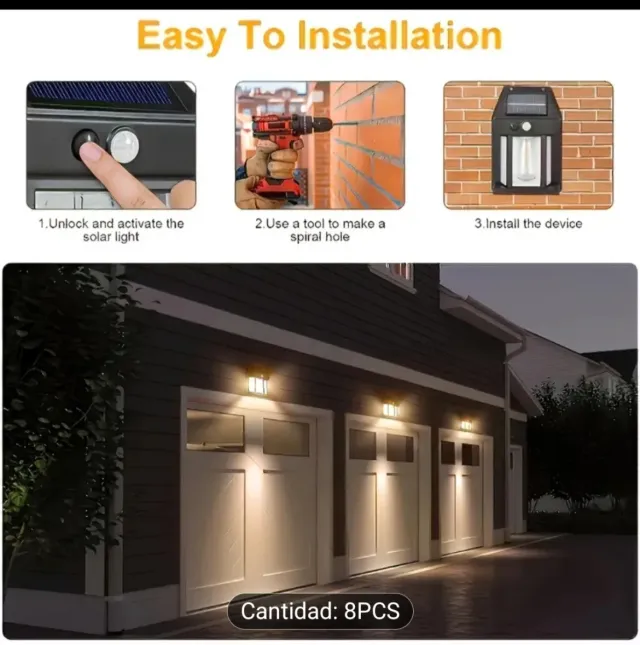 Lámparas Solares para Exterior