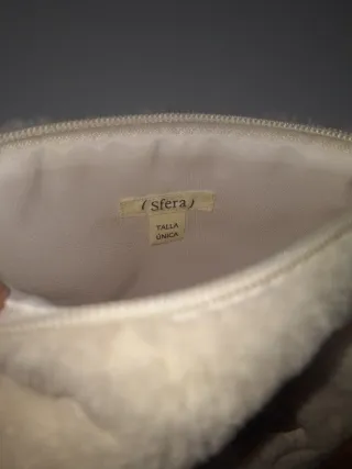 Bolso infantil peludo con estrellas