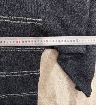 Maglione Tris Line Uomo Grigio Made in Italy