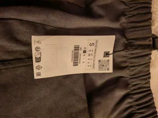 Pantalones anchos negros talla S gris oscuro