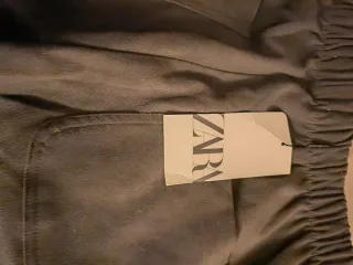 Pantalones anchos negros talla S gris oscuro