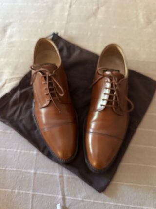 Scarpe uomo stringate marroni