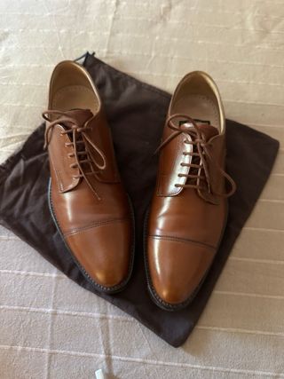 Scarpe uomo stringate marroni