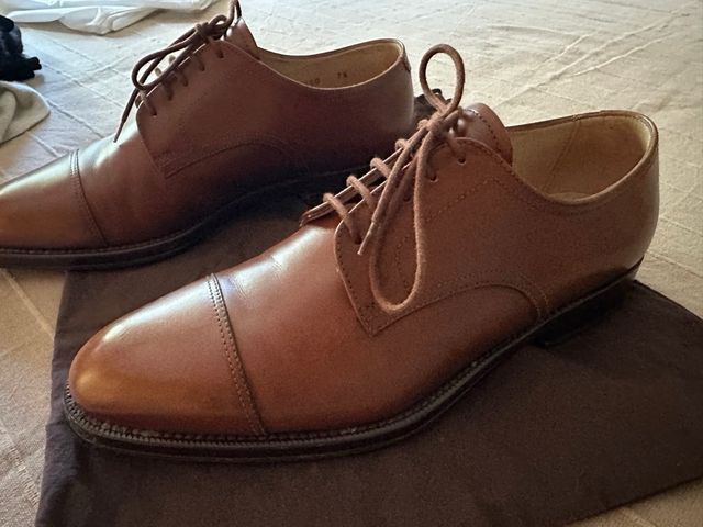 Scarpe uomo stringate marroni