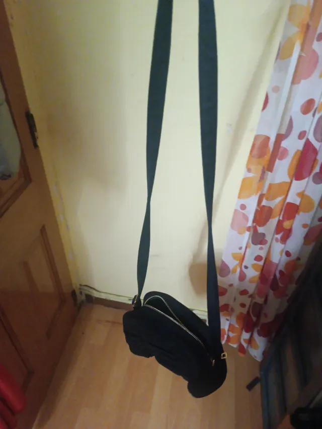 Bolso de hombro Tex negro