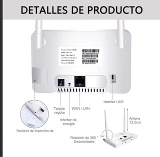 MODEM-ROUTER INALAMBRIC Con slot per sim