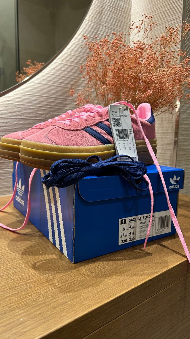 Adidas Gazelle Bold W Pink/Blue Talla 37.5