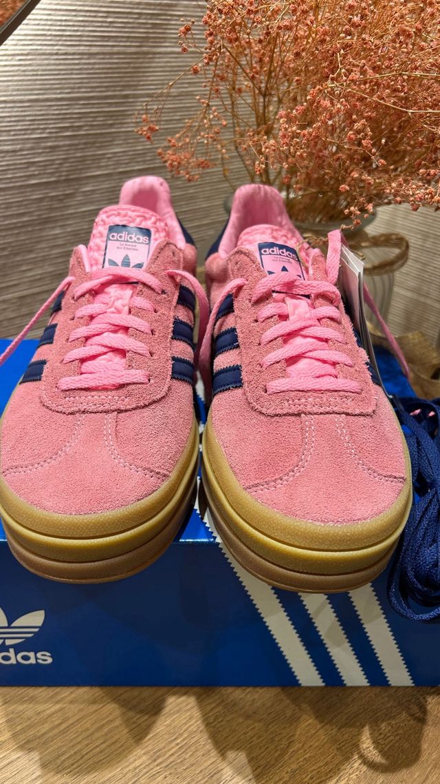 Adidas Gazelle Bold W Pink/Blue Talla 37.5