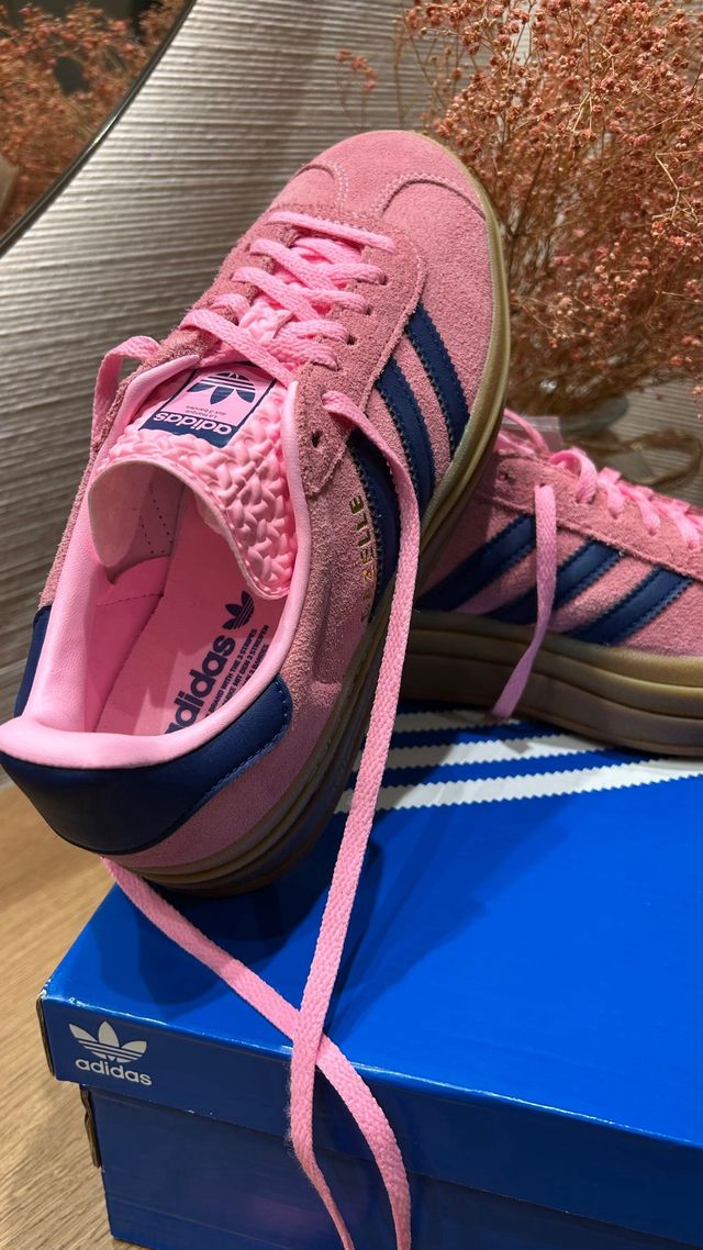 Adidas Gazelle Bold W Pink/Blue Talla 37.5