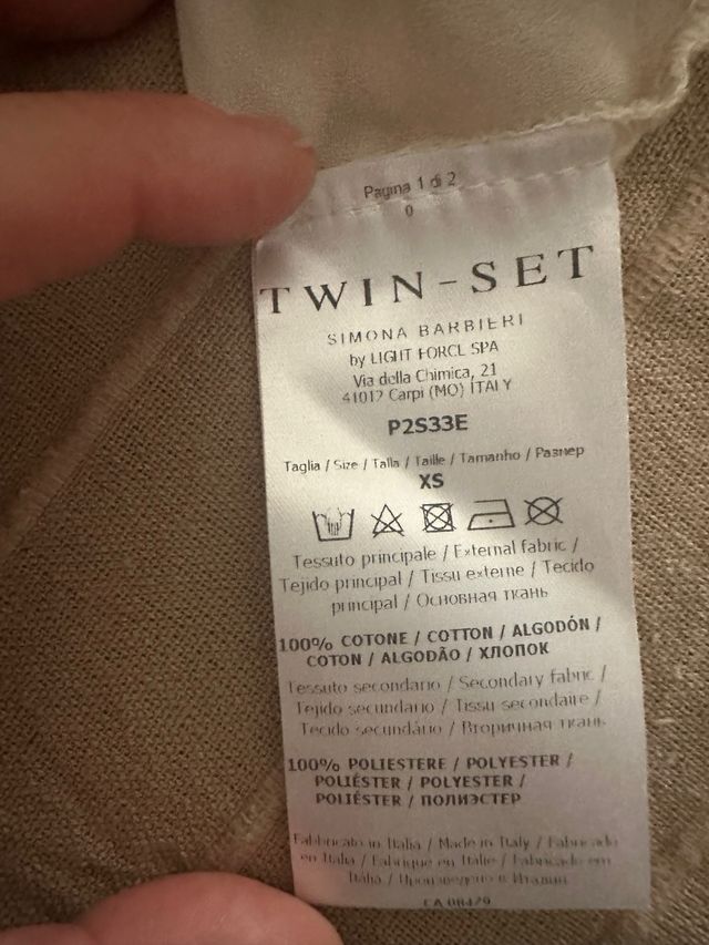 Maglietta Twin Set donna con rose