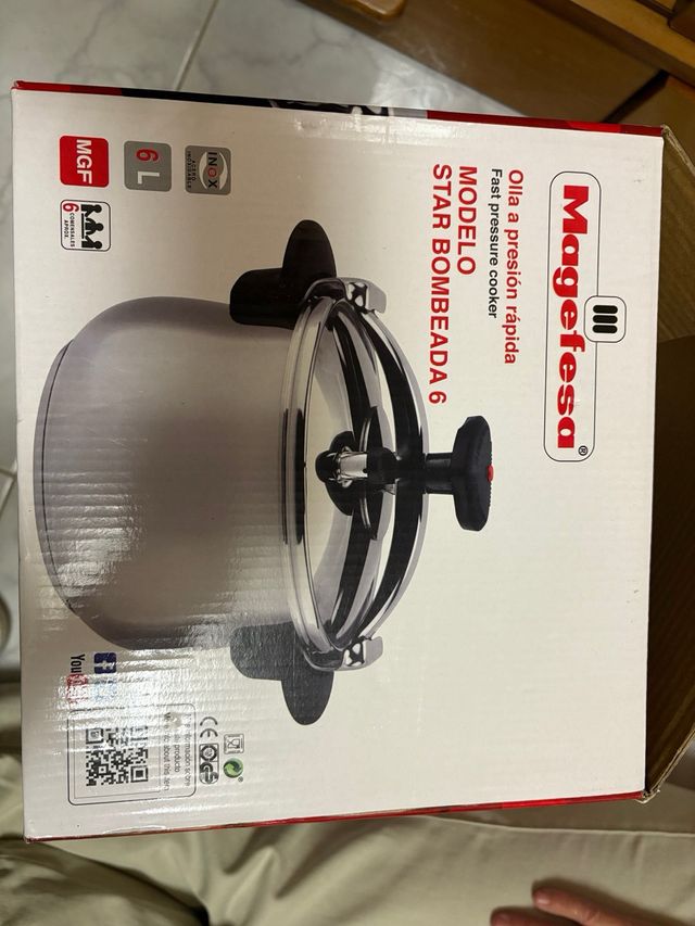 Olla Rápida Magefesa Star Bombeada 6L