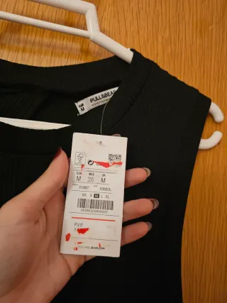 Vestido negro Pull&Bear