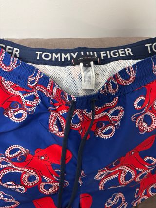 Bañador Tommy Hilfiger Pulpos Azul Rojo Talla M