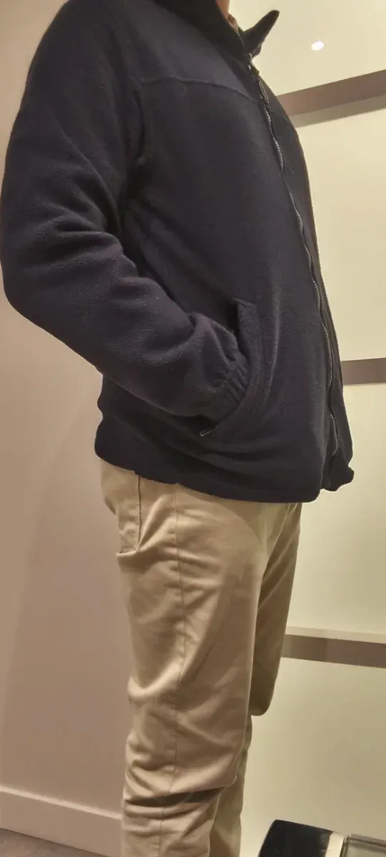 Forro polar azul marino