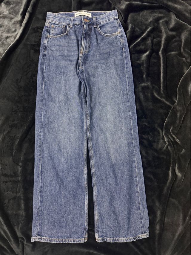 Pantalón vaquero Bershka azul Talla EUR36
