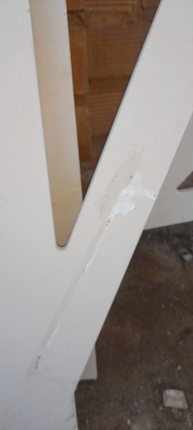 Árbol decorativo de madera blanco