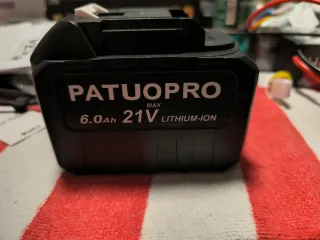 Bateria PATUOPRO 21V Lítio 6.0Ah