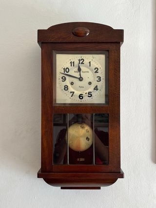 Reloj de Pared Antiguo Relojería Española